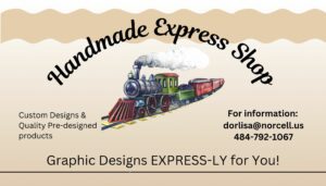 Handmade Express name card April 2025 300x171