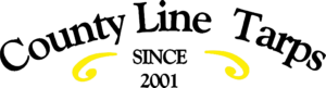 County Line Tarps Logo BLACK VERSION 300x81
